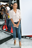 Christina Milian in jeans and white blouse