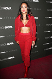Christina Milian sexy in red pants, bra and jacket