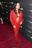 Christina Milian sexy in red pants, bra and jacket