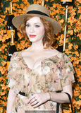 Busty Christina Hendricks sexy cleavage
