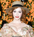 Busty Christina Hendricks sexy cleavage