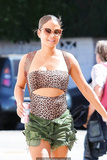 Christina Milian at her Beignet Box mobile unit in Studio City - August 30, 2019