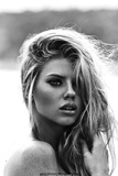 Charlotte McKinney naked black--white photoset by Josephine Clough