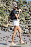 Charlotte McKinney on the beach in Malibu - August 18, 2019