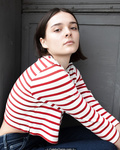 Charlotte Lawrence - Hanes x Karla Stripes Collection 2019