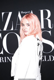 Charlotte Lawrence braless at Harper's BAZAAR celebrates ICONS by Carine
