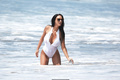 Charlie Riina in wet see through swimsuit