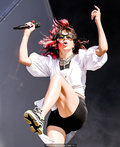 Charli XCX performing live during of Reading Festival 2019 at Richfield Avenue