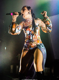 Charli XCX performs on stage at The O2 Institute Birminghan, England - October