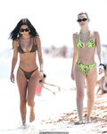 Chantel Jeffries and Sarah Snyder in a bikini at Miami Beach - March 27, 2019