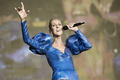 Celine Dion performing at British Summer Time Festival at Hyde Park in London -