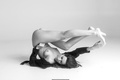Casilda Gonzalez nude black--white photoshoot by Nick Tsirogiannidis