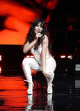 Camila Cabello performing at Verizon Up private concert in Miami - September