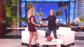 Britney Spears in short dress at TV show