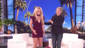 Britney Spears in short dress at TV show