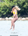 Britney Spears in a bikini on a yacht in Miami - June 08, 2019