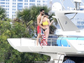 Britney Spears in a bikini on a yacht in Miami - June 08, 2019