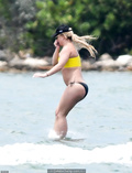 Britney Spears in a bikini on a yacht in Miami - June 08, 2019