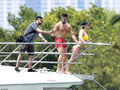 Britney Spears in a bikini on a yacht in Miami - June 08, 2019