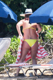 Britney Spears in yellow bikini at the beach in Hawaii - September 10, 2019
