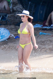 Britney Spears in yellow bikini at the beach in Hawaii - September 10, 2019