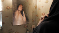 Breeda Wool topless in a mirror vidcaps
