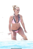 Britney Spears in pink bikini at a beach in Turks and Caicos - June 23, 2019