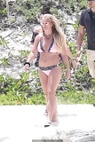 Britney Spears in pink bikini at a beach in Turks and Caicos - June 23, 2019