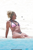 Britney Spears in pink bikini at a beach in Turks and Caicos - June 23, 2019