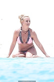 Britney Spears in pink bikini at a beach in Turks and Caicos - June 23, 2019
