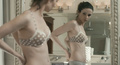 Marguerite Moreau, Bitsie Tulloch sexy and topless at Caroline and Jackie (2012)