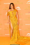 Beyonce Knowles in sexy dress attending Disney's The Lion King European