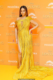 Beyonce Knowles in sexy dress attending Disney's The Lion King European