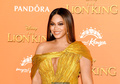 Beyonce Knowles in sexy dress attending Disney's The Lion King European