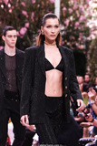 Bella Hadid walks the runway at the Versace fashion show in Milan - June 15,