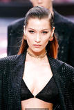 Bella Hadid walks the runway at the Versace fashion show in Milan - June 15,