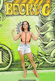 Becky G at an event promoting her new song Dollar in Miami - July 31, 2019