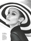 Bella Hadid sexy and bottom of boobs in Elle Magazine, France - June 2019