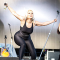 Bebe Rexha sexy preforms at Outside Lands Music Festival at Golden Gate Park in
