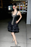Bai Ling legs and cleavage in short dress