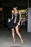 Bai Ling legs and cleavage in short dress
