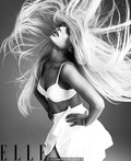 Ariana Grande sexy and braless for Elle Magazine, August 2018
