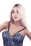 Ariana Grande sexy and braless for Elle Magazine, August 2018