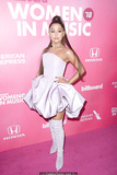 Ariana Grande sexy in short pink dress