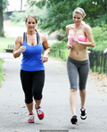April Rose works out in Central Park - July 10, 2013