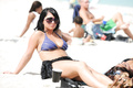 Angelina Pivarnick sexy in bikini on the beach