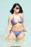 Angelina Pivarnick sexy in bikini on the beach