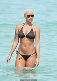 Amber Rose in brown bikini on Miami Beach - August 1, 2010