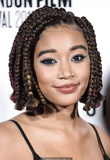 Amandla Stenberg sideboob and cleavage photos