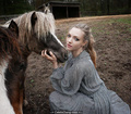 Amanda Seyfried photoshoot with horses by Sasha O'Neil 2019
